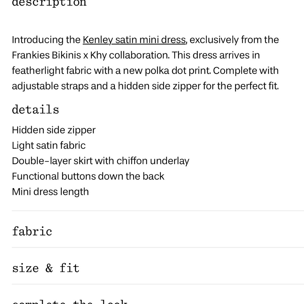 Frankie’s Bikinis polka dot dress - Picture 11 of 11